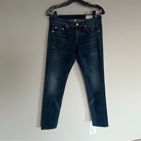 NWOT Rag & Bone The Dre Slim Boyfriend Jeans Bradford Denim Casual Women’s 25 - Picture 2 of 11